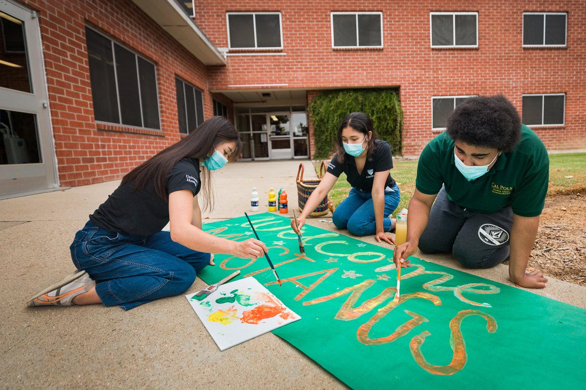 calstate's tweet photo. As we emerge from the global health crisis, CSU campuses are back to their natural hustle and bustle—providing a hub of camaraderie, collaboration and an exchange of ideas. 

Take a look back at one of our most unique back-to-school celebrations yet: https://t.co/vNk4Gh73J7 https://t.co/OCehd7Ffh5
