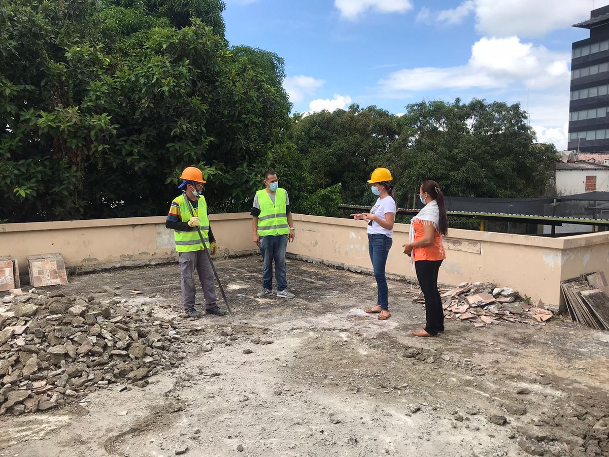 🗓️🗺️ Hoy desde la Territorial Bolívar se iniciaron obras de mantenimiento preventivo y correctivo en la sede de la ESAP en Sincelejo, Sucre, con el fin de mejorar los servicios académicos en el territorio. 🏫 ¡Fomentando la educación superior integral construimos escuela!