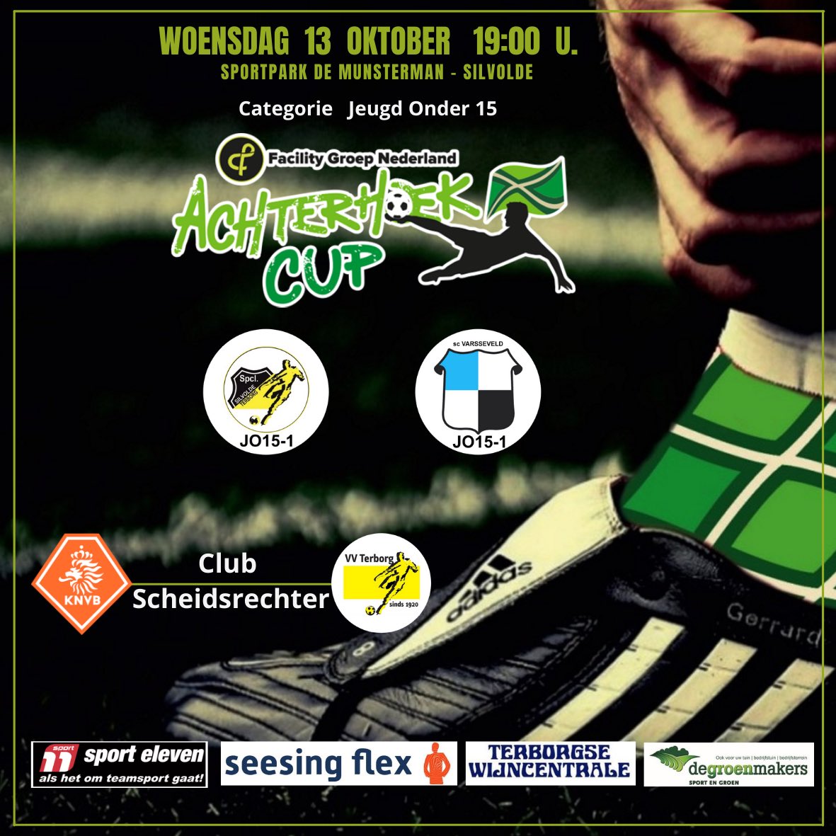 AchterhoekCup's tweet photo. Woensdag 13 okt.: 3 inhaal wedstrijden Categorie Jeugd Onder 15. Kom ook kijken. Aftrap is om 19 uur. @VVTERBORG @spclsilvolde @sportclublochem #vvg25 @SCVarsseveld @ulftseboys https://t.co/0zCfiooFQY