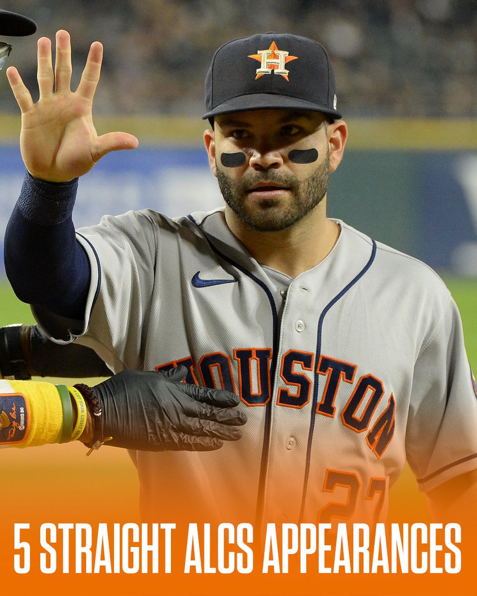 ASTROS ADVANCE 🚀 That's five ALCS appearances in five years for Houston 🤯