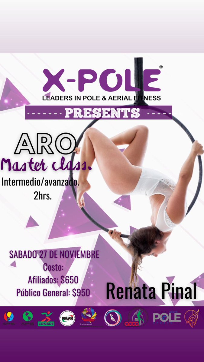 Femexpole's tweet photo. No te pierdas los talleres que tendremos en el Campeonato Nacional! @xpoleint @XPOLEUS @xpolemexico https://t.co/nsMf65kNDJ