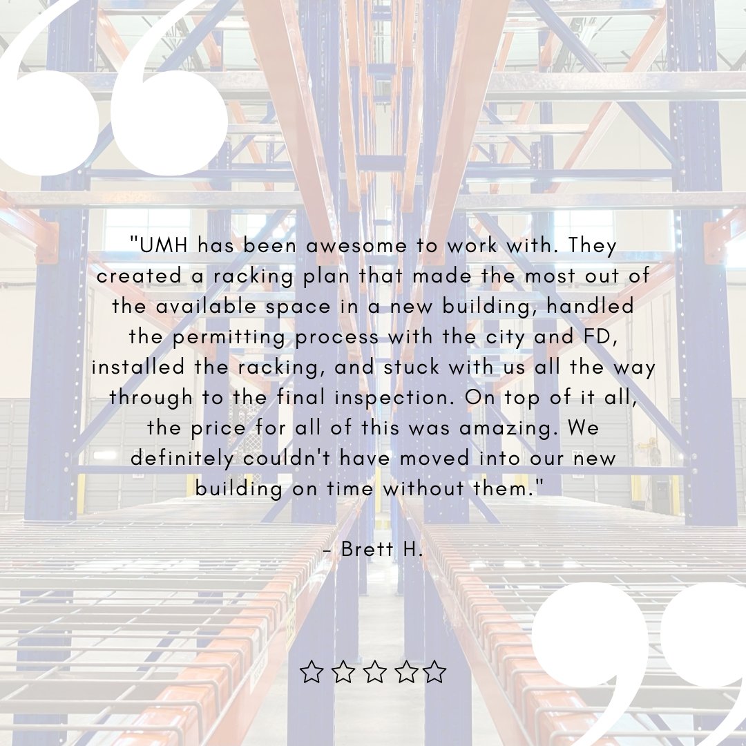 UnitedMH's tweet photo. "UMH prides itself on providing five-star customer service. Our mission is to become a key leader in the material handling industry through our commitment to excellent customer service and quality products that exceed our client’s expectations. " https://t.co/D4H76QE2AA