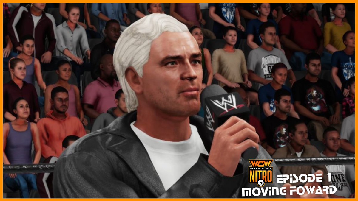 WCWUNIVERSEMODE's tweet photo. as you can tell for our thumbnail our General Manager Eric Bischoff will be addressing the audience about our Upcoming WCW PPV SuperBrawl More Information about that event will come soon https://t.co/nQEA6TY5Dv