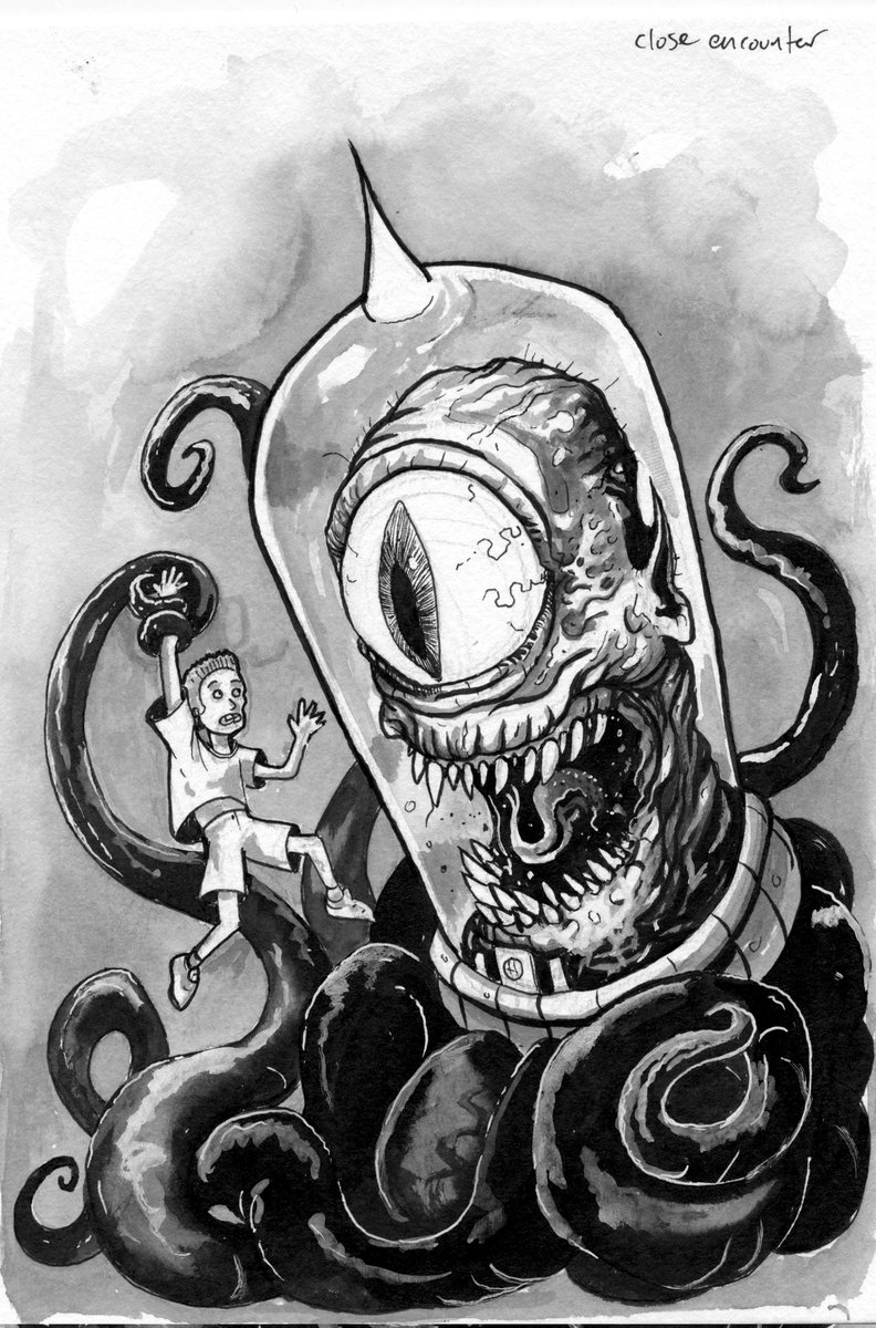 bovascribbles's tweet photo. Four more days of #inktober
#ink #drawing #scifi #scifiart #sciencefiction #art https://t.co/HMbbexoXsk