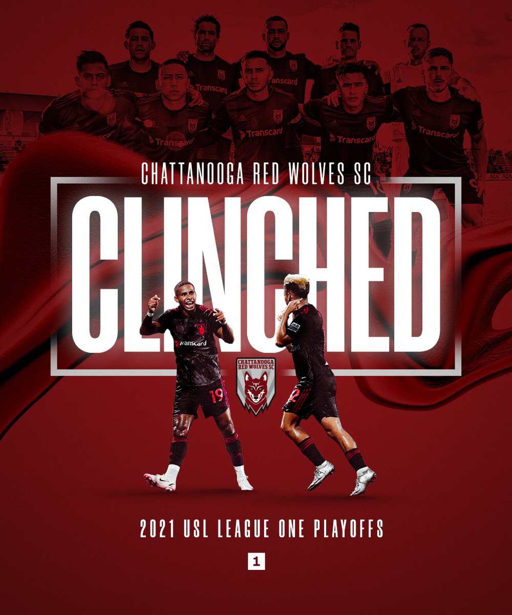 𝙏𝙝𝙚 𝙬𝙤𝙡𝙛 𝙥𝙖𝙘𝙠 𝙞𝙨 𝙞𝙣 𝙩𝙝𝙚 𝙝𝙪𝙣𝙩 🐺

<a href="/ChattRedWolves/">Chattanooga Red Wolves SC</a> has clinched their playoff spot for the 2021 season! ✔️