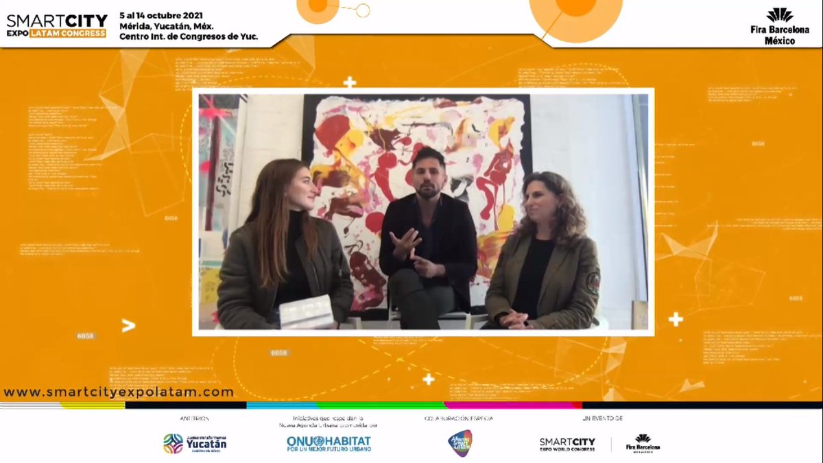 SmartCityLATAM's tweet photo. #Ibraina, presenta "Diseño con conciencia, con innovación social y reciclar para lograr un mundo mejor", una charla de concientización a la industria de la moda sobre diseño sustentable, sostenible y con conciencia.
#SCELC21 https://t.co/JsGSTOhkNQ