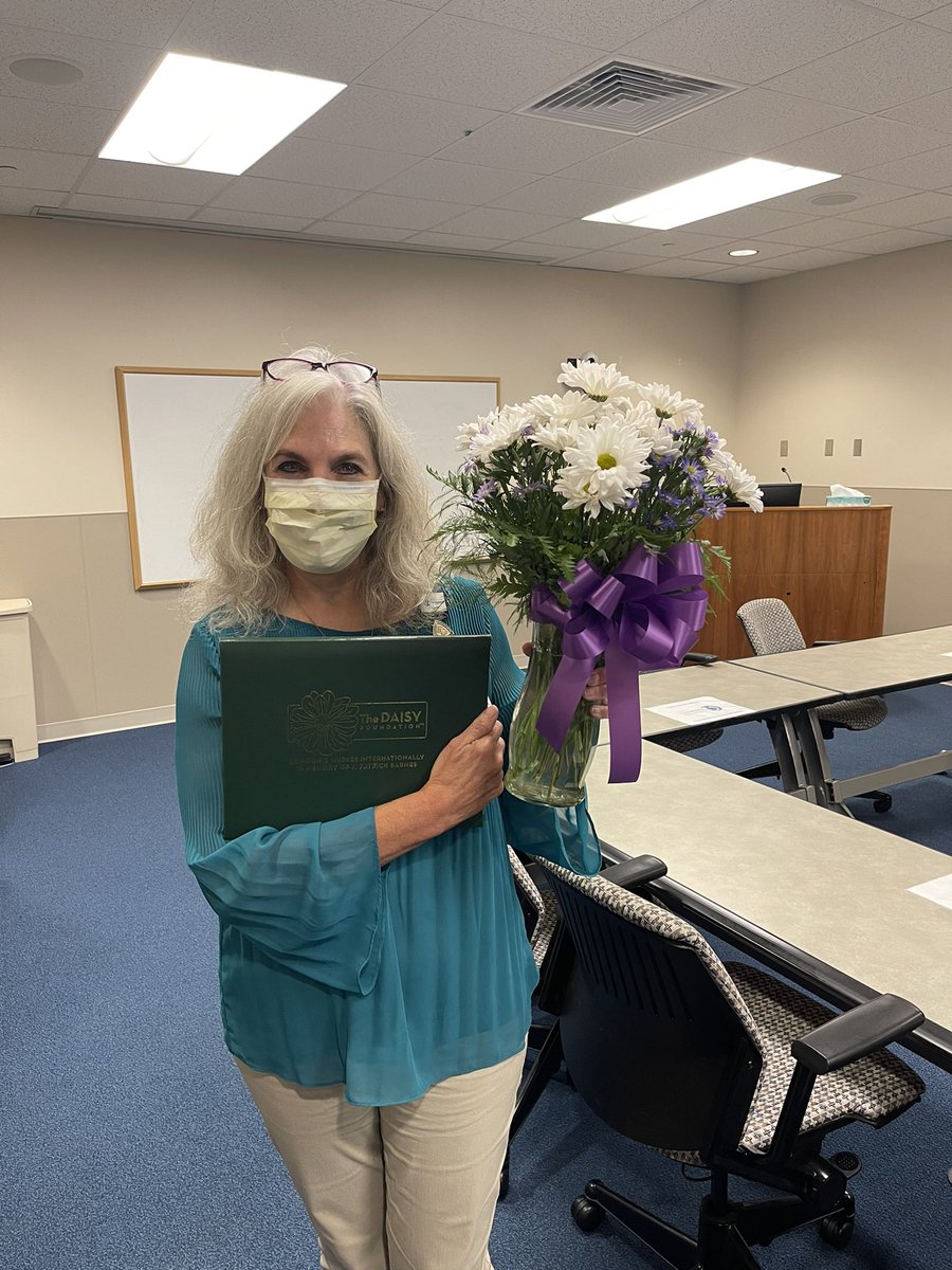 Jamie Wiggins, PhD, RN (@jamiewigginsrn) on Twitter photo Highlight of my day was <a href="/honeycuttmd1/">Michele Honeycutt</a> being awarded the <a href="/DAISY4Nurses/">DAISY Foundation</a> Lifetime Achievement Award. In my short time at <a href="/archildrens/">Arkansas Children's</a> - I can attest it is well deserved! <a href="/LeeAnneEddy/">Lee Anne Eddy</a> <a href="/MarcyDoderer/">Marcy_Doderer</a> <a href="/archildrensFred/">Fred Scarborough, CFRE</a> <a href="/carrielee4213/">Carrie Lee</a> <a href="/MaryScotter/">Mary Salassi Scotter</a> Highlight of my day was <a href="/honeycuttmd1/">Michele Honeycutt</a> being awarded the <a href="/DAISY4Nurses/">DAISY Foundation</a> Lifetime Achievement Award. In my short time at <a href="/archildrens/">Arkansas Children's</a> - I can attest it is well deserved! <a href="/LeeAnneEddy/">Lee Anne Eddy</a> <a href="/MarcyDoderer/">Marcy_Doderer</a> <a href="/archildrensFred/">Fred Scarborough, CFRE</a> <a href="/carrielee4213/">Carrie Lee</a> <a href="/MaryScotter/">Mary Salassi Scotter</a>
