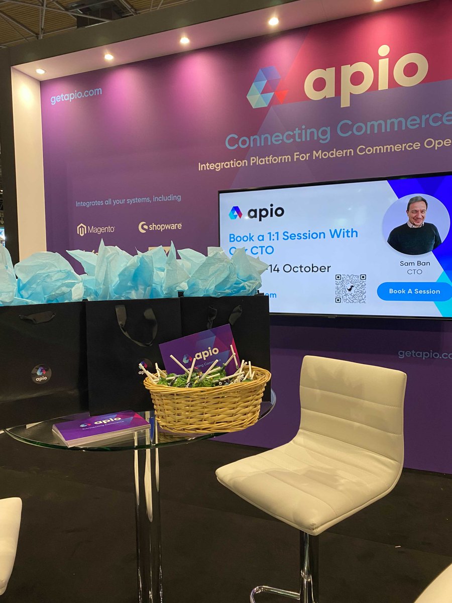 _apio's tweet photo. Still recovering from the day before? Swing by Stand F64 and pick special Apio treats guaranteed to get you through Day 2! #IRX21 #cbdedibles #innovation #ecommerce #ipaas #middleware #integrations #getapio #takecontrol #connectingcommerce #removethefriction #apioperations https://t.co/GarnEuipoH