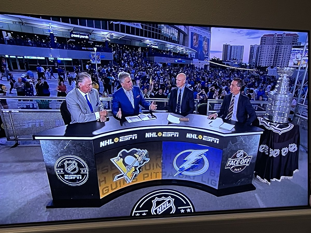 And just like that…it’s October 12…<a href="/NHL/">NHL</a> is on <a href="/espn/">ESPN</a>…and it all starts with the <a href="/penguins/">Pittsburgh Penguins</a>! #GoPENS