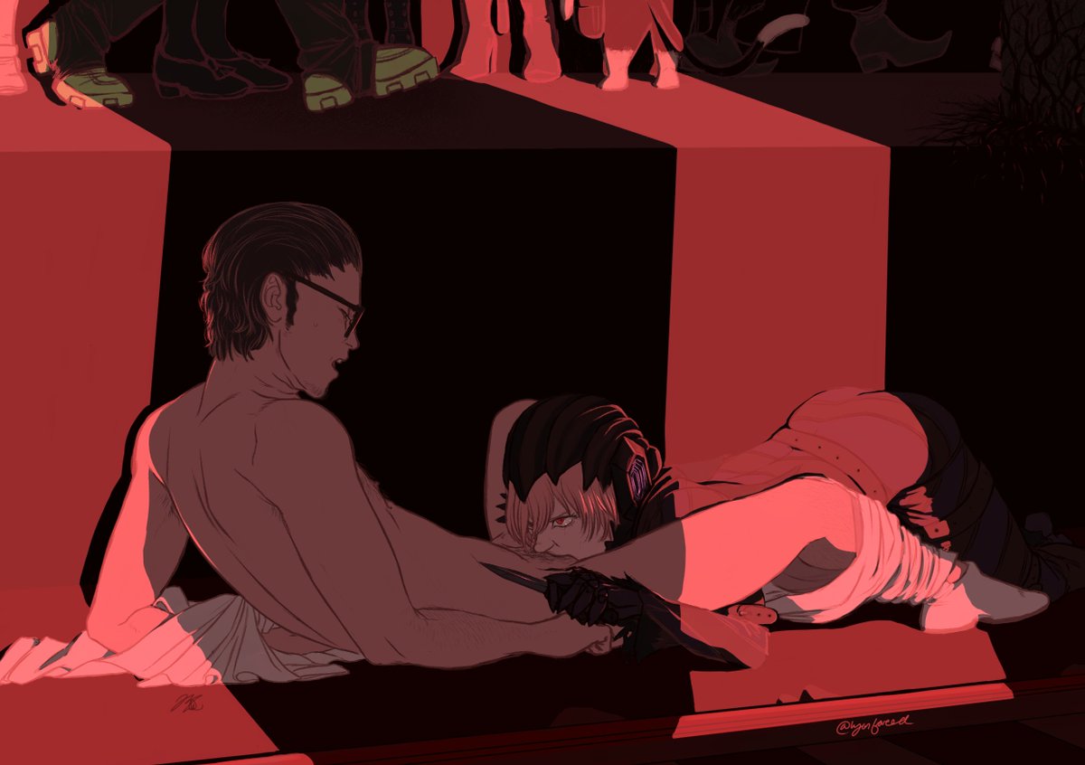 Lyonfaced's tweet photo. Oh shit hey #Pornfolio huh? Going uncensored again for this excellent hashtag. I make hot gay porn~ π
π
cw // ftm w front penetration , omegaverse , knife play , tentacles , age gap
.
.
.
.
.
.
.
.
.
. https://t.co/VZtmX9s86O