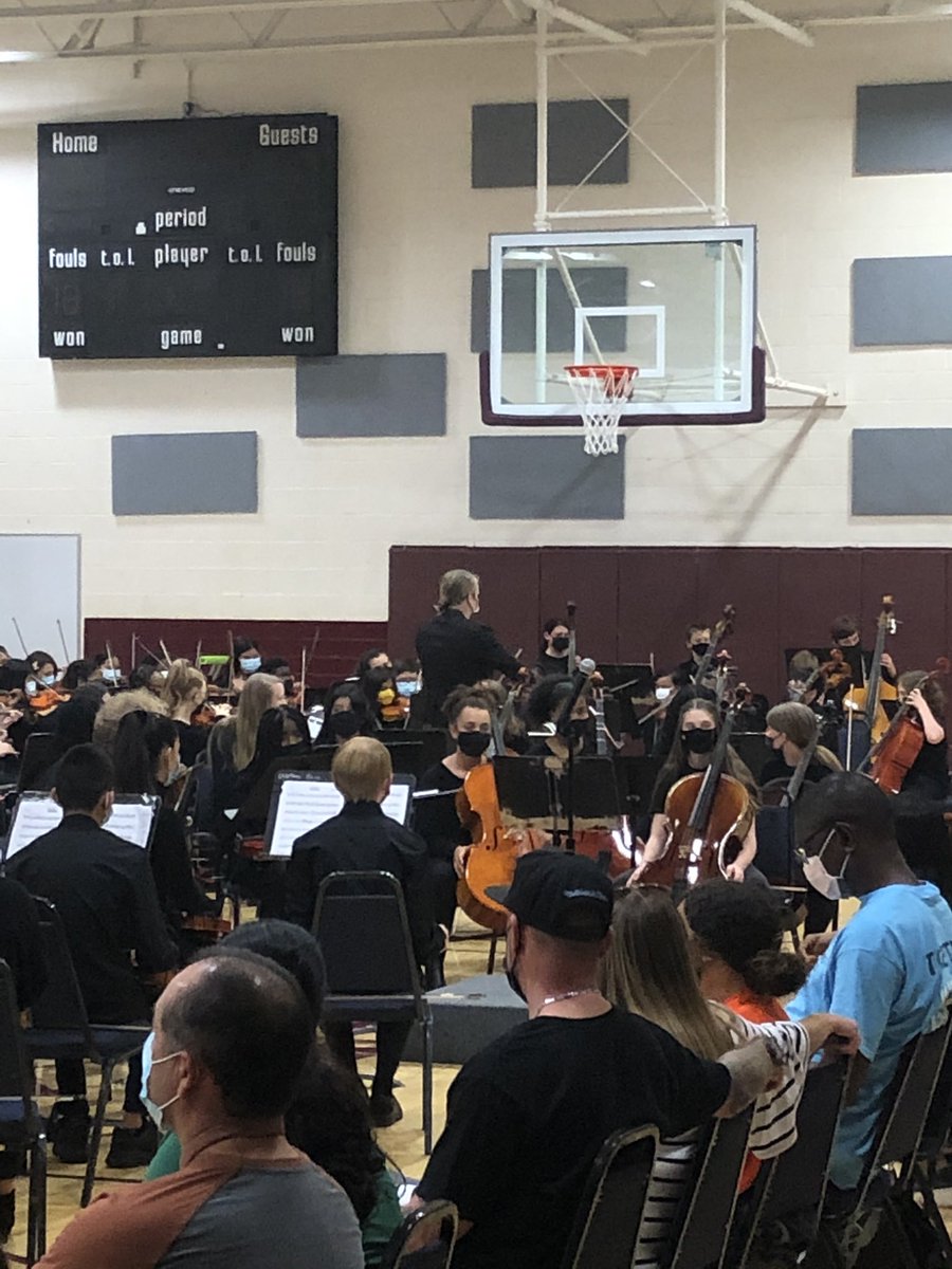 So great to have music performances back at Leestown. Great job Orchestra. Go Chargers!