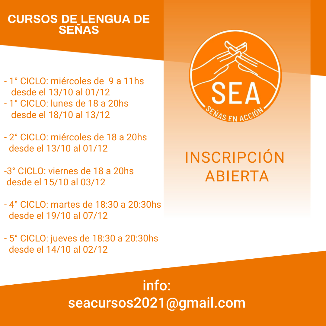 SEAONGARG's tweet photo. Te gustaria saber Lengua de señas ?
Los cursos empiezan en Octubre !! Escribinos a seacursos2021@gmail.com o al whatsaap +54 9 116371-4958 😍

#lsa #amor #enseñar
#aprenderLSA #inclusion #LSA https://t.co/Db0YSLJ5Rt