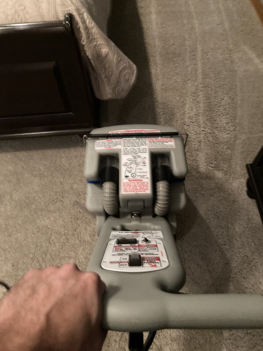 Running a carpet scrubber while listening to Pantera is the most metal thing you can do.