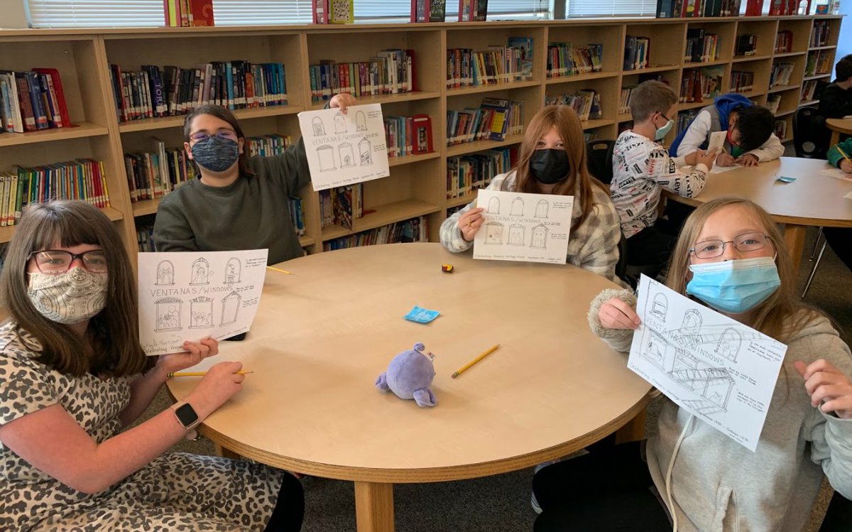 Our Ventanas activity with Ms. Harrison