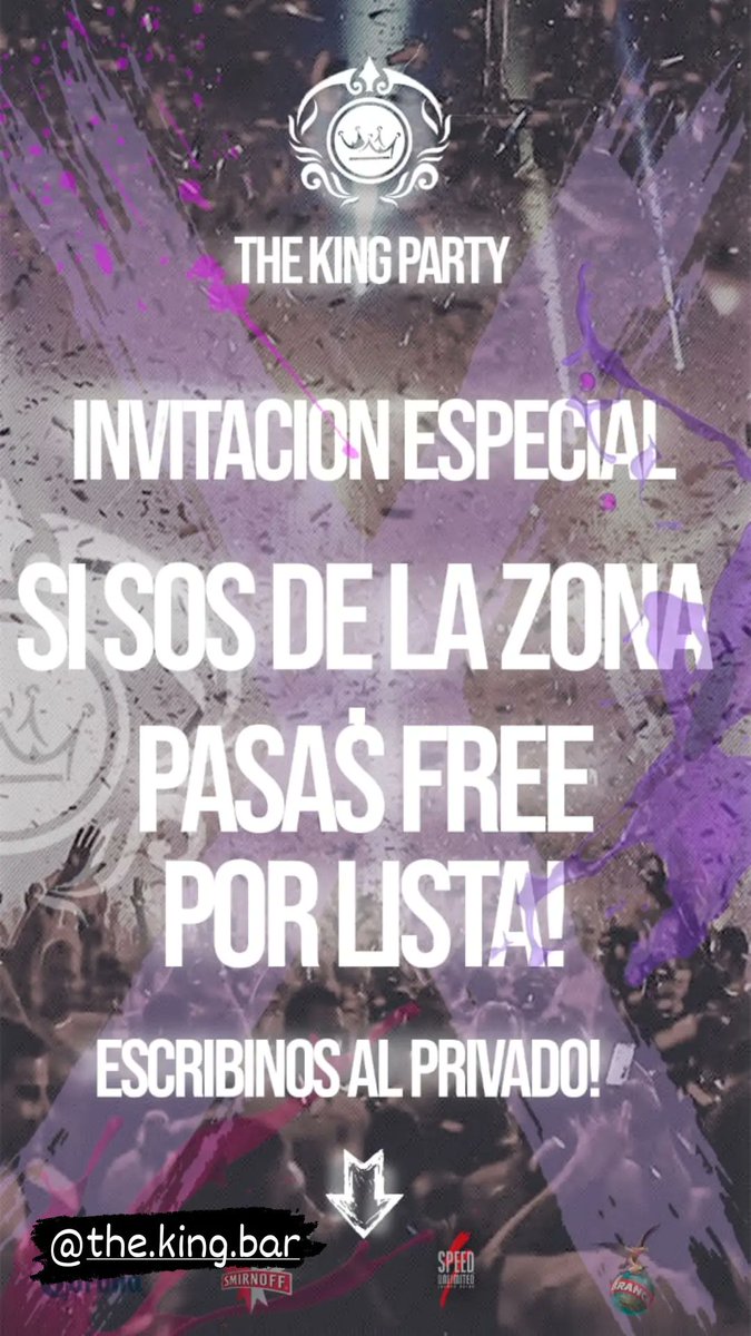pinkyvilloco93's tweet photo. ESAAAA 👑💣🎉😎
#ALGODISTINTO
#12N
@THEKINGBAR1 https://t.co/2A5ZjNmnyE