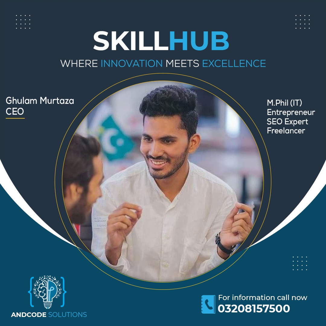 AndCodesolution's tweet image. Meet CEO of AndCode Solutions! Mr @callmemurtazahh!
Top rated seller on both Upwork and Fiverr!
#software #technology #digitalmarketing #content #softwareengineer
#entrepreneurship #marketing #millionaire
#entrepreneurlife #startuplife #work #entrepreneurs
#freelance #freelancer