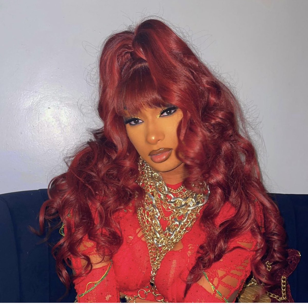 DaShoneByDaSh's tweet photo. @theestallion in Custom #DaShoneByDaSh for #Cardib Birthday party
|| Shredded Knit Two-piece with siam crystals. || 
Styled by @zerinaakers Thank you so much for this project.

#DaShoneByDaSh #MeganTheeStallion #SewPerfect https://t.co/N3SH83d8Iq
