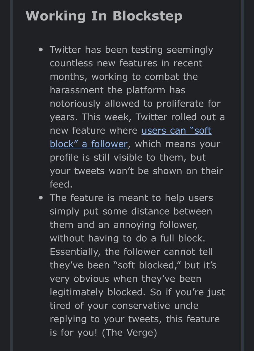 AstroPcfliu's tweet image. Twitter new feature: “Soft Block” 
#softblock