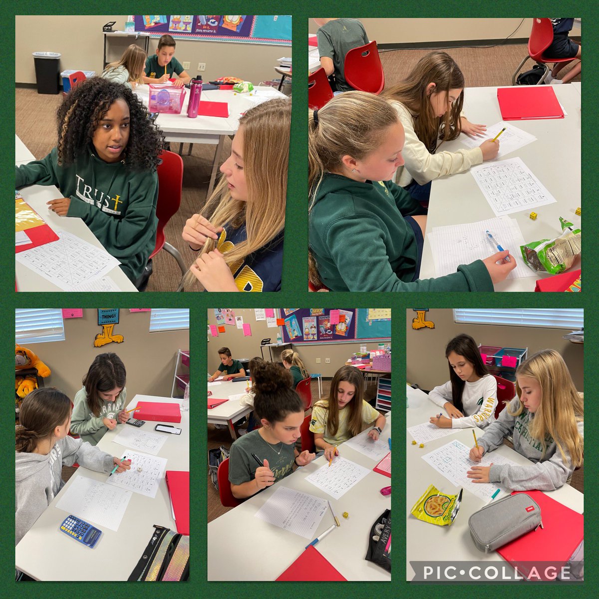 SchulerIsCooler's tweet photo. When my students tell me over and over that the activity we are doing is fun, I’d consider that a win!!! They were working together, helping each other, and on task! This is why I love my job! #iteachmath #mathisfun @twcawarriors https://t.co/eFC1iHDy5I