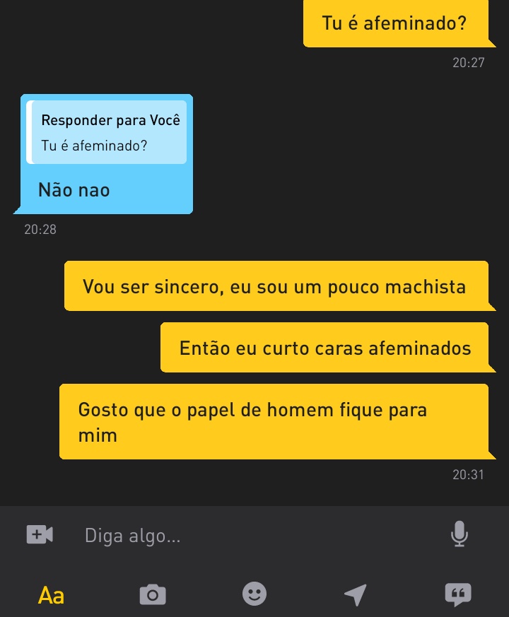 Alphadomeni's tweet photo. Deixando claro pro otário o papel que ele vai ter https://t.co/zXSpPxZ0tm
