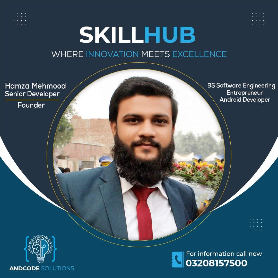AndCodesolution's tweet image. Meet Senior Developer & founder of AndCode Solutions! @hamza1151414
#software #technology #digitalmarketing #content #softwareengineer #entrepreneur #business
#entrepreneurship #marketing #millionaire
#entrepreneurlife #startuplife #work #entrepreneurs
#freelance #freelancer