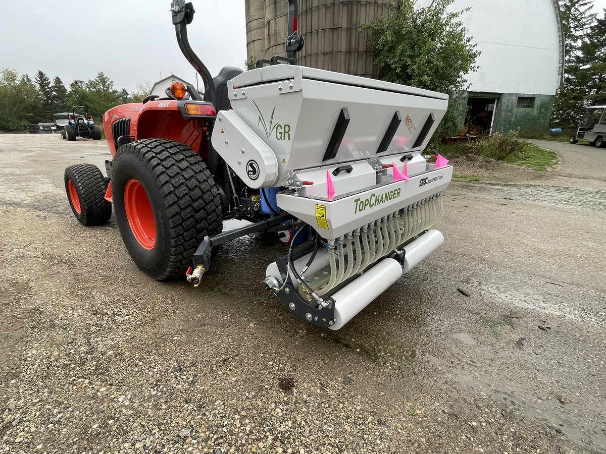 STECEquip's tweet photo. Another #wetject up and running. From the crate to the field in 1hr. With on site setup and training this labour saving machine will replace several others in your barn.  #whypullcores #yourschedule #wetordry #nocores https://t.co/JTPm7G3wnD
