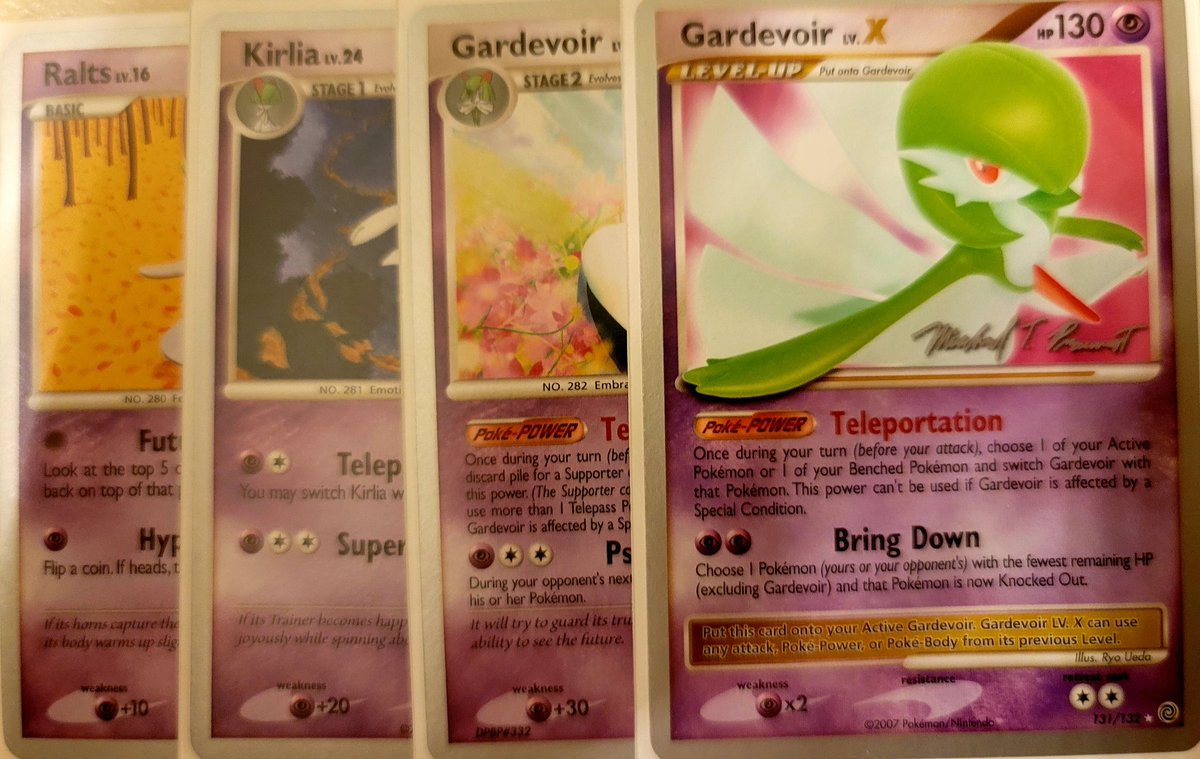 New person playing retro:
Chip: "Ill attack for weakness &amp; the KO"
Me: oh, no haha. Ralts' weakness is only +10
Chip: "Oh... ok"
Chip: "Ill attack Kirlia w/ +10 for weakness"
Me: actually it's +20
Chip: ...
Chip: "Ugh, if only I could attack that Lv.X for x2 weakness, I'd win..."