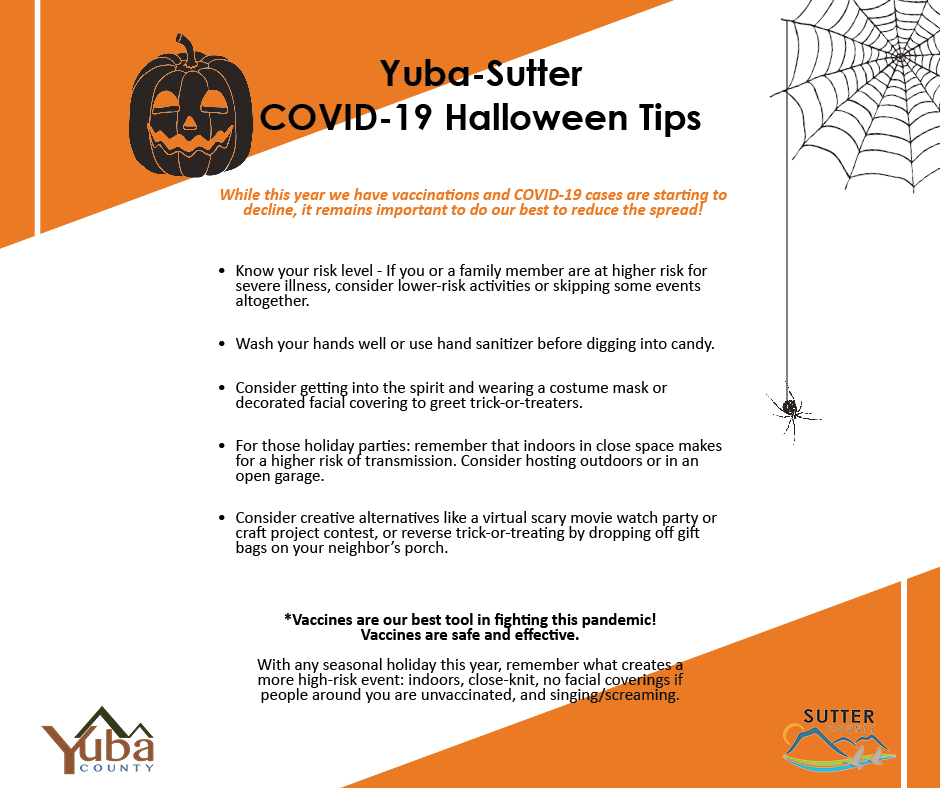SutterCountyPH's tweet image. A safe Halloween may look and feel a little different this year, but you can still enjoy Halloween while reducing the risk of spreading COVID-19. Here’s how: