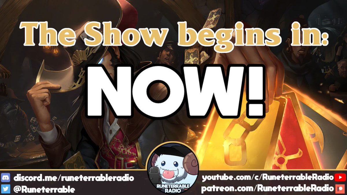 Runeterrable's tweet photo. We are live for our "The Road To Beyond The Bandlewood Seasonal" Preview episode with @coL_Amazonian ! 

We are doing giveaways in chat throughout the episode, so don't miss it!

Tune in at 
https://t.co/RwNHznqcGN https://t.co/wuVecKRRSi