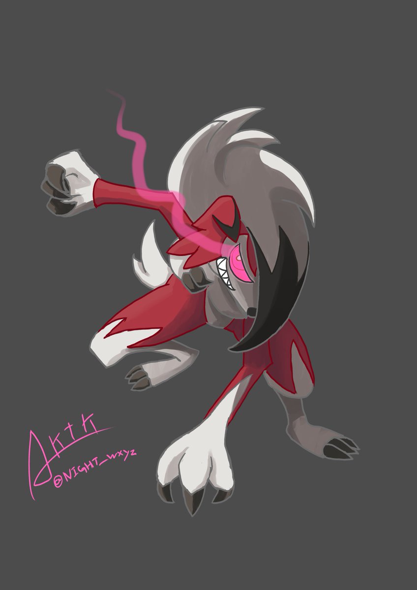 Akatsuki Doon 閃乱カグラ合同誌参加マン ルガルガン まよなかのすがた ポケモン