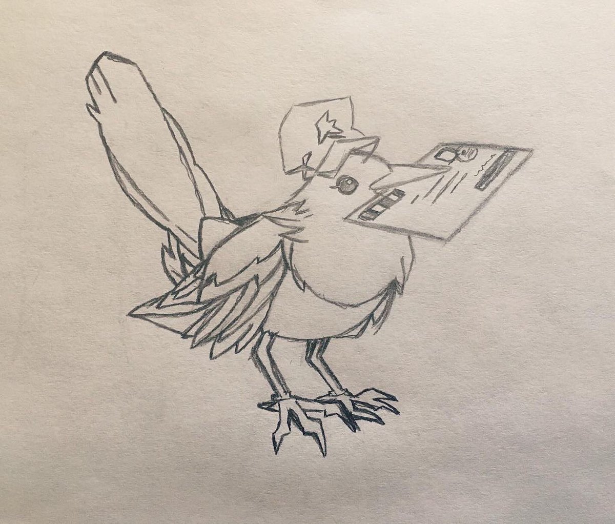 Polita631's tweet photo. Mensajero chikito / little mailman - #dibujo #Pencildrawing #pendrawing #birds #boceto #tintarts #sketch #sketchtober #pen #ink #drawing #cuarentena #draw #tinta #aves ✉️ https://t.co/KPhjrB6vL5