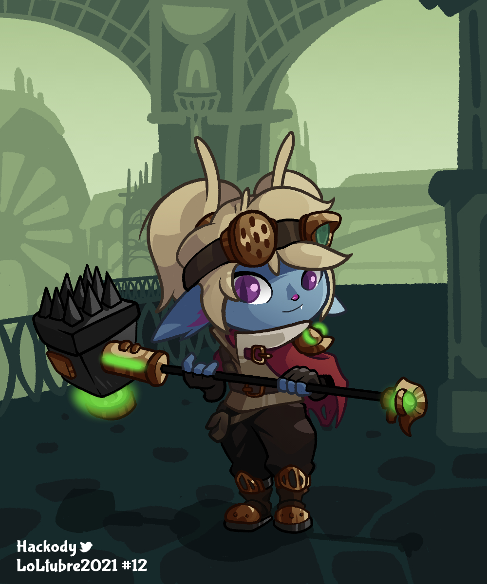 Hackody's tweet image. #LoLtubre2021 Día 12: Zaunisa un campeón.