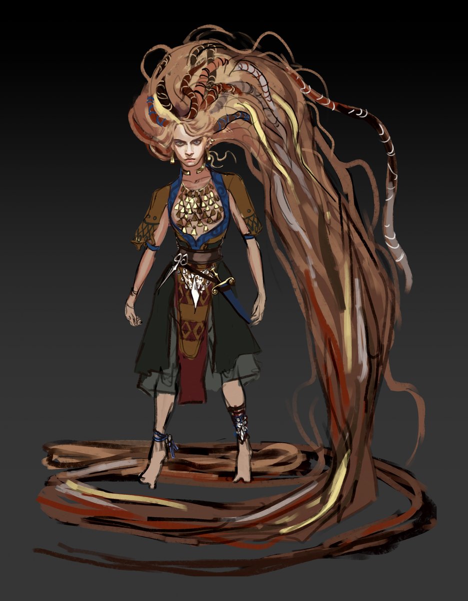azevcarol's tweet photo. Hello #PortfolioDay ! I'm a character concept artist who loves creating folks from fantasy to modern days. Ancient history is a huge inspiration source for my work

I'm looking for in-house and freelance opportunities !

🎨: https://t.co/ZX7x5wg8FL
🌿: https://t.co/Wx75L7nsTM https://t.co/I6ZR2tt0c4