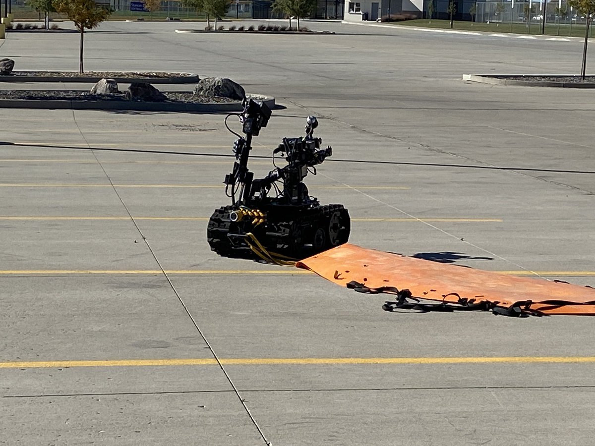 The NDNG recently visited the <a href="/LegacySabers/">Legacy High School</a> &amp; brought their Weapons of Mass Destruction 81st Civil Support Team. These soldiers do bio response &amp; monitoring. Students learned about their mobile lab &amp; available careers. #saberpride