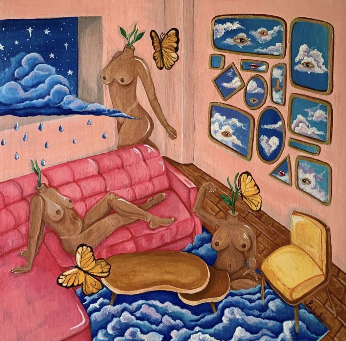 ArtePorLola1's tweet photo. My name is Lola and I work with Acrylic Paint, wanted to share a little bit of my #PortfolioDay  today https://t.co/teT3KmmooG
