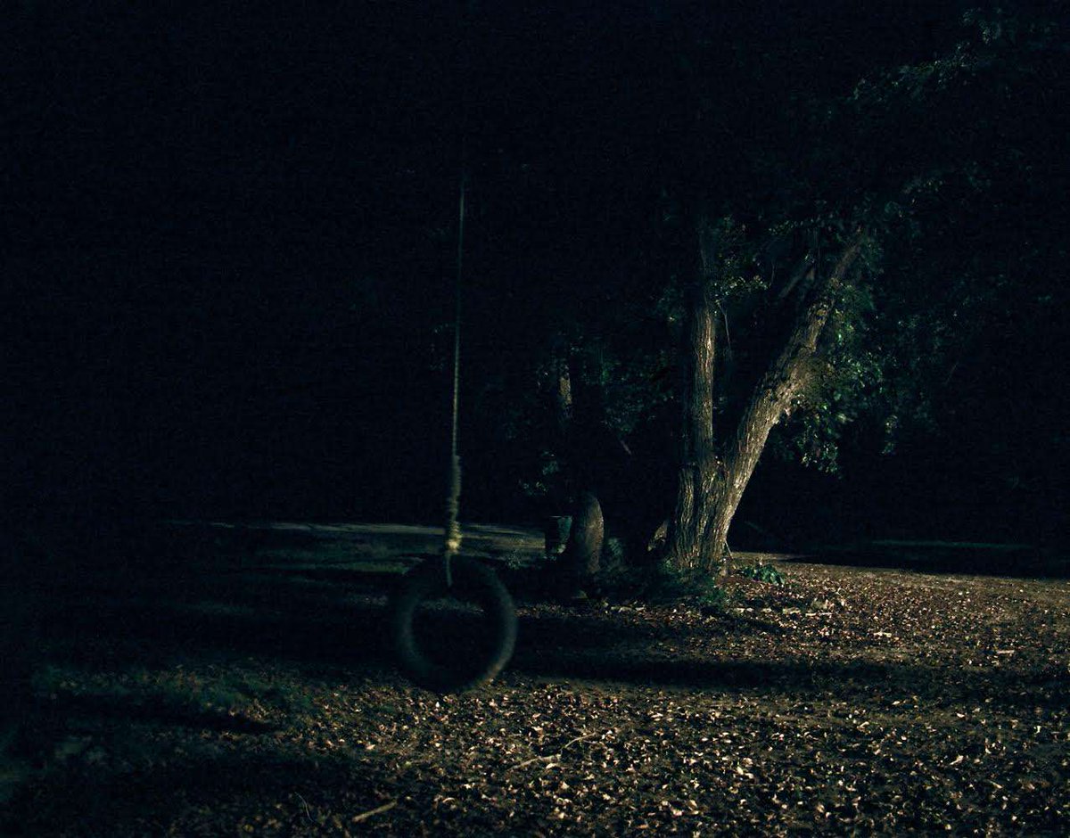 TheShadowSiste2's tweet photo. This spooky scene is right infront of the #HauntedFarmHouse we are going on 148 years standing with many deaths in the original home that sets in the center of the current home. Photo Creds @crittophel https://t.co/qHJmtwoBeS