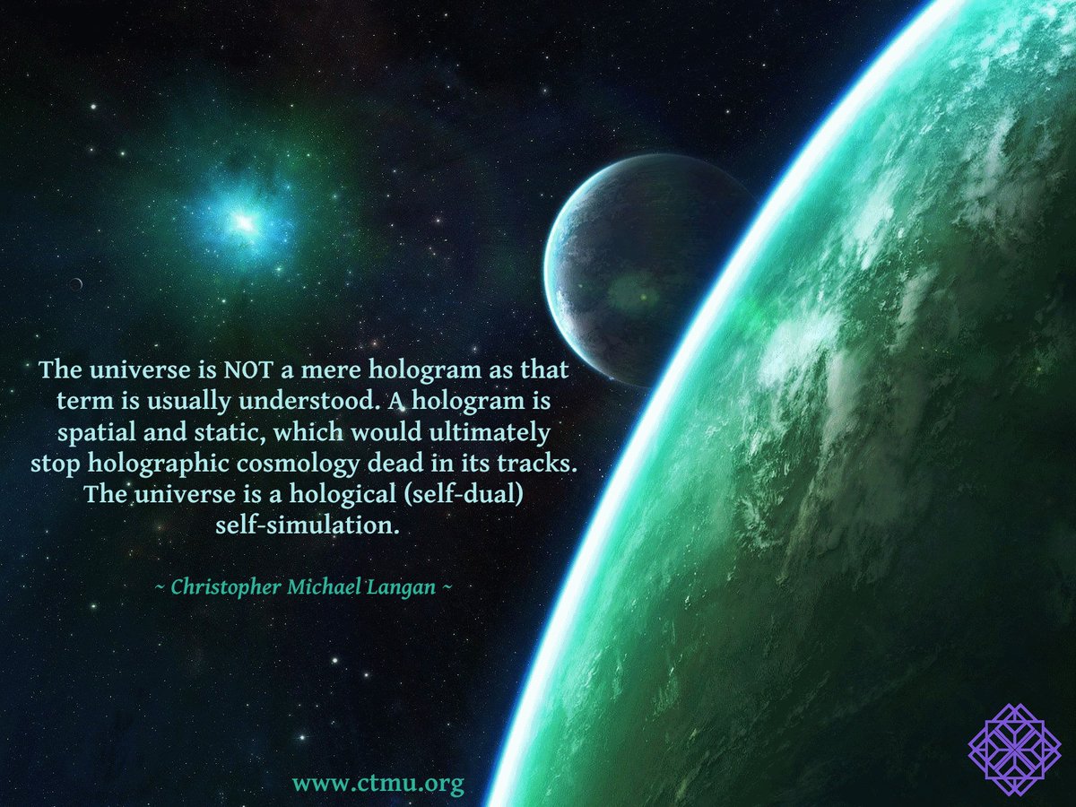 CTMU11's tweet image. ctmu.org
#CTMU #RealityTheory #SelfSimulation #teleology