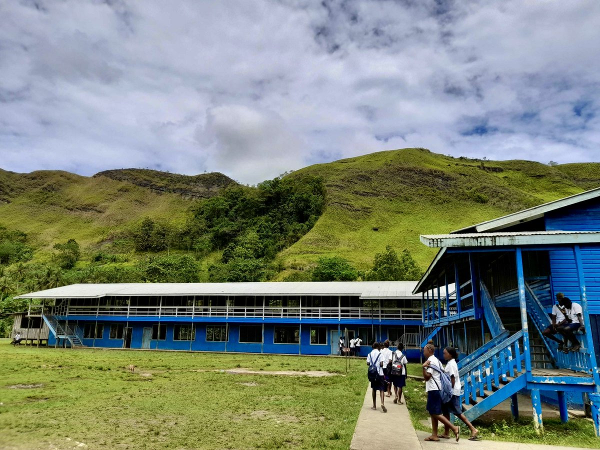 A school in the hills, Solomon Islands