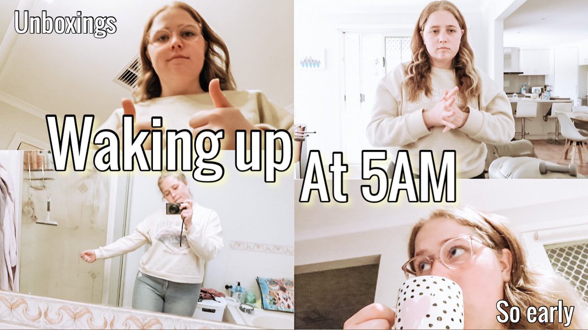 alicia1122lambe's tweet photo. Waking Up At 5am | For one day and one day only! https://t.co/6Py9iSup9M via @YouTube #smallyoutuber #smallyoutubersupport #SmallYouTuberArmy #5am #vlog https://t.co/01DJT4b6Ro