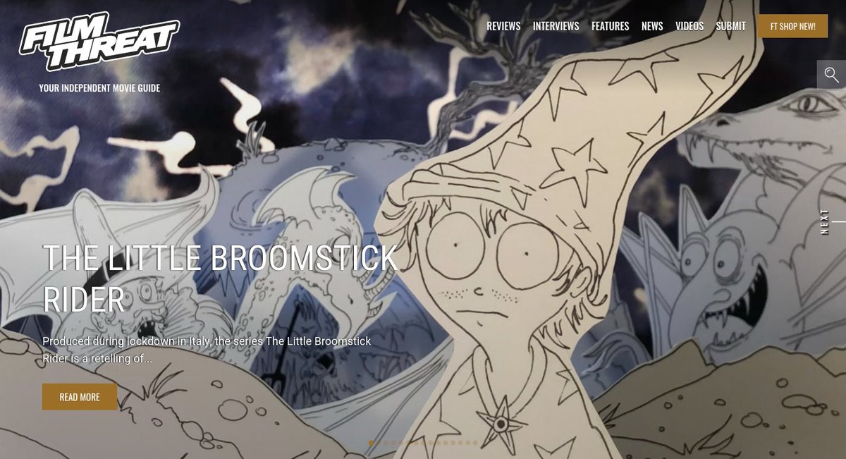 "…pure creativity unleashed in the most joyous way possible." The Little Broomstick Rider casts a magical spell over Bobby LePire.
filmthreat.com/reviews/the-li… #SupportIndieFilm #TheLittleBroomstickRider #Animation #Puppets