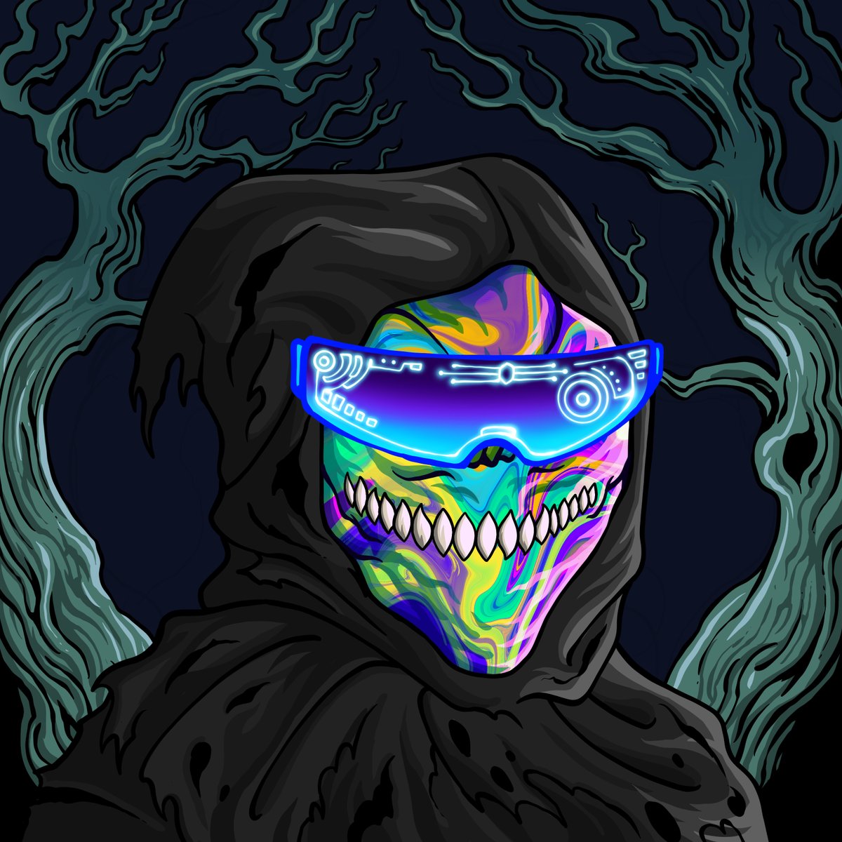 HoodedShadows's tweet photo. Another great announcement... mint price will be 1 SOL! 👻 https://t.co/Oj7wFfRVrF