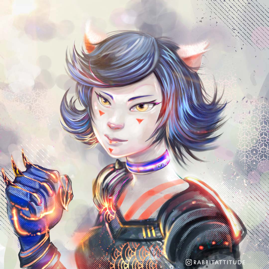 <a href="/SIPHERxyz/">Holland Santos</a> <a href="/AskTinNguyen/">TIN | Sipher Odyssey & Ather Labs</a> #SIPHERNEKOGO #sipherxyz #nft #nftart #neko #wacom #cg  Having fun using my different style.