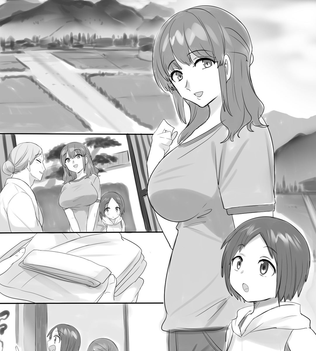 1p目がやたら顔かわいく描けて以降のページどうしよってなってる…。今月Fantiaで更新予定の親子憑依乗っ取りものでっす。 