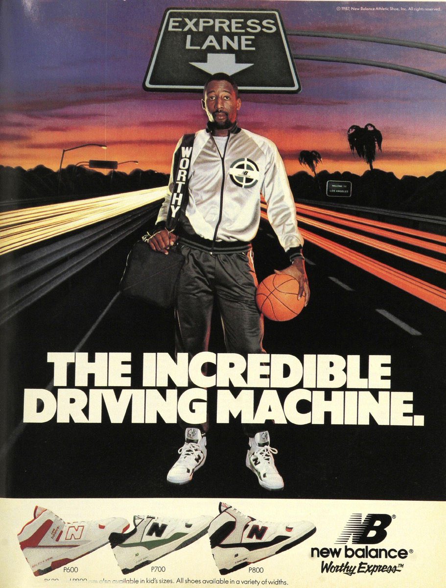 JasmineLWatkins's tweet photo. James Worthy had some of the best print campaigns https://t.co/vbCQf2P7b3