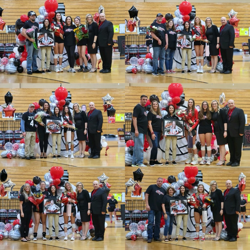 athletics_schs's tweet photo. Senior Night at the Crest! Thank you Alex, Chloe, Emma, Katelyn, Lillian &amp; Maleea for 4 wonderful years! The Crest won't be the same without you. Go Chargers! @TheSCHSChargers @SCHS_IB @ChargersSGA @VolleyballFanFL #beatWharton https://t.co/4a0d1TbaGw