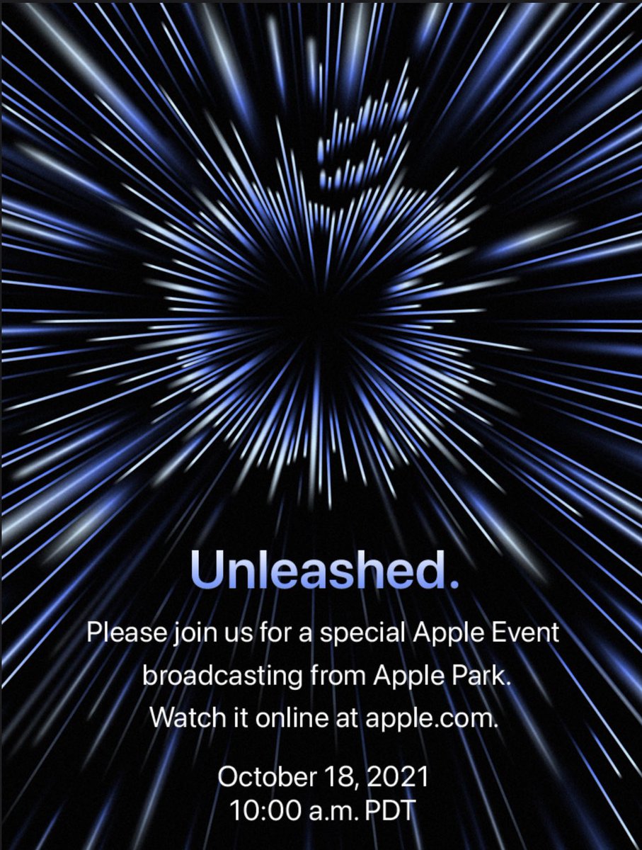 spin9's tweet photo. เพื่อนใครเล็งๆ MacBook Pro ใหม่ตอนนี้ บอกเพื่อนให้รอสักนิด 

Apple ประกาศจัดงานเปิดตัวสินค้าใหม่คืนวันที่ 18 ต.ค. นี้ เวลาเที่ยงคืนตรง คาดเปิดตัว MacBook Pro ใหม่ ชิปใหม่ ดีไซน์ใหม่ อาจมีทั้งขนาด 14” และ 16” #AppleEvent https://t.co/S4aHJbc4gw