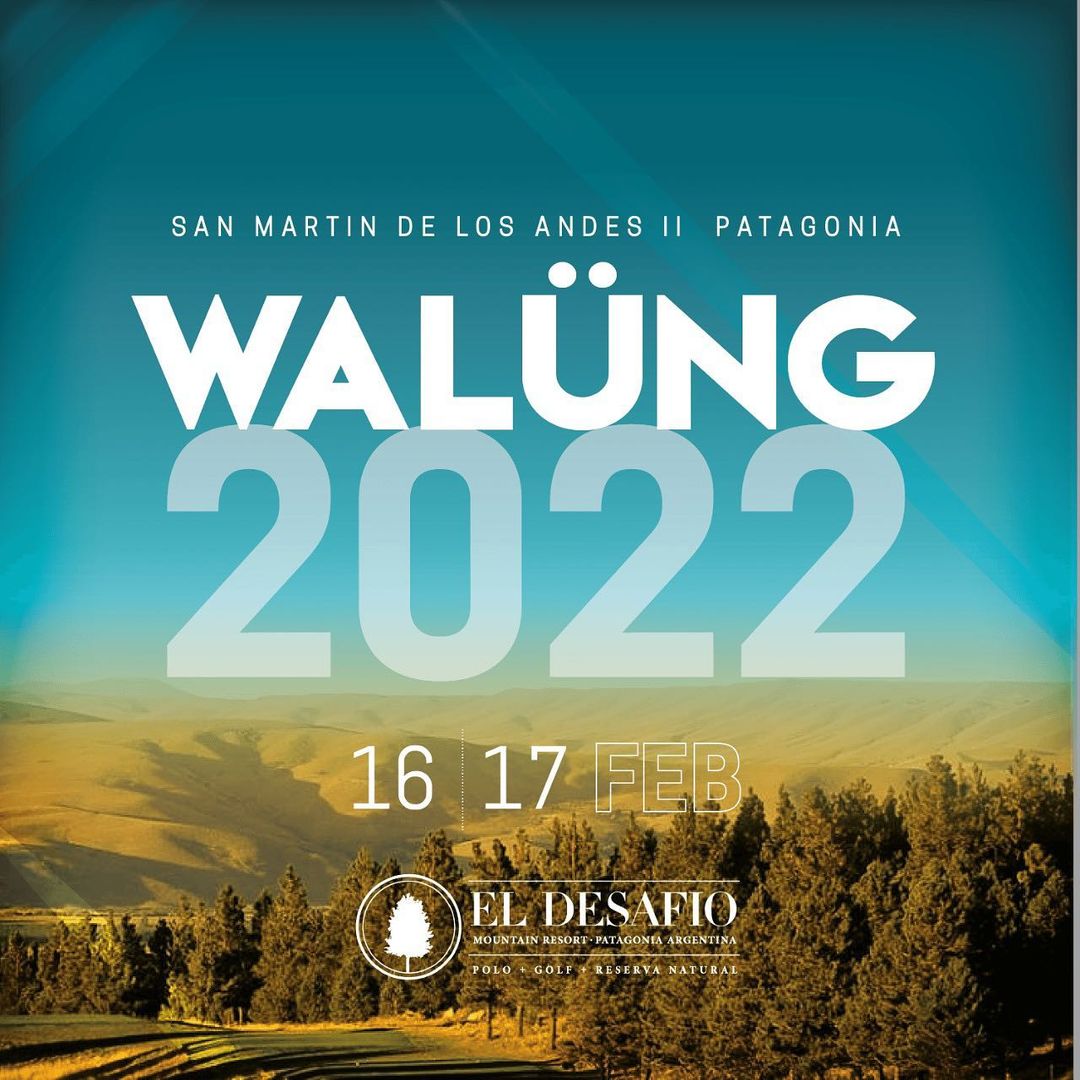 16 y 17 de Febrero de 2022. 3ra edición de #Walüng el 1er evento de música electronica en la patagonia Argentina. Muy pronto  el line up de estas jornadas y como conseguir los tikets. + info en walung.com.ar o instagram @walungpatagonia  te lo vas a perder?