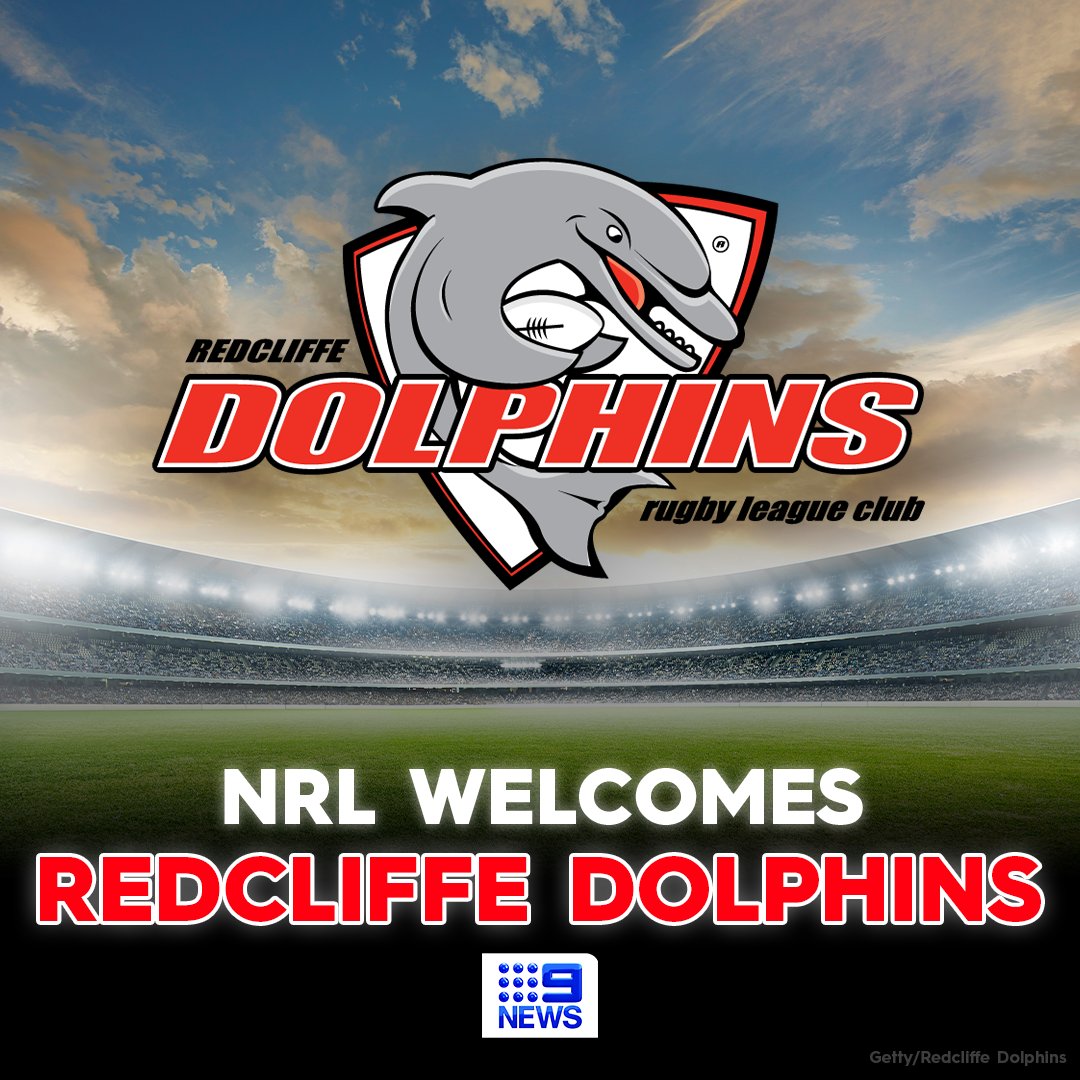 #BREAKING: The <a href="/DolphinsRLFC/">Redcliffe Dolphins</a> have been confirmed as the NRL's newest team! 🐬

They will join the competition in 2023 as it expands to 17 teams, and become Queensland's fourth NRL side. #9News

STORY: 9Soci.al/6Z3c50GqqFj