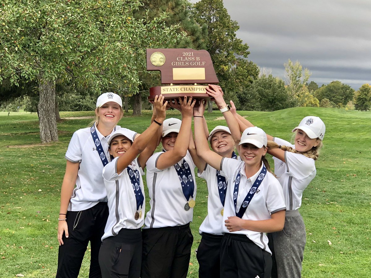 Picture perfect way to end my high school career with a runner up finish! Can’t believe it’s over! So proud of my team for being the FIRST state golf CHAMPS for ENHS! Congrats little sis on the big WIN I am so proud and can’t believe this was our last tournament on the same team!