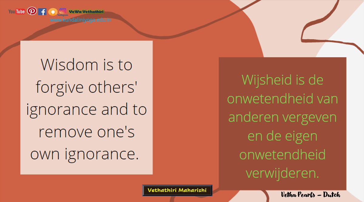 VVethathiri's tweet photo. Wisdom is to forgive others' ignorance and to remove one's own ignorance.
Ph: +91 79044-02887
https://t.co/UPBrQNhoBA
#vewavethathiri #vewa #wavesofvethathiri #wcscaliyar
#SimiplifedExecise
#Meditation
#yoga
#transformurlife
#transforamtion
#wisdom
#ignorance https://t.co/Ozj9VV3wp5